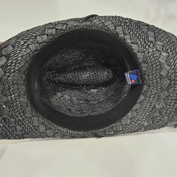 Black Rhinestone Embellished Women's Cowboy Hat - Picture 3 of 3